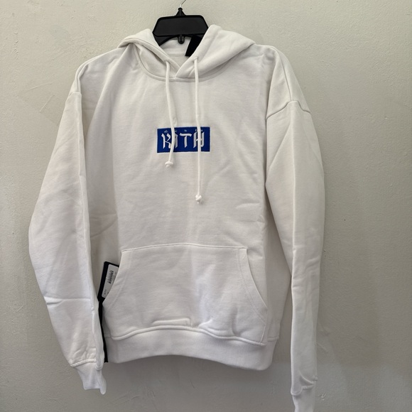 Kith Hebrew Script Hoodie White SizeMedium NEW Monday Program